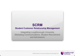 Student Customer Relationship Management