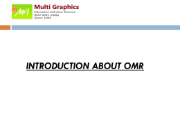 OMR Sheet Based Exam