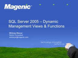 Did You Know? SQL Server 2008 – [Feature]