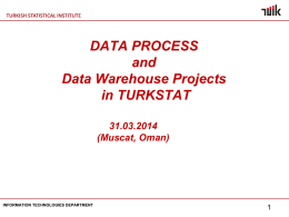 DATA PROCESS - OIC Statistical Commission