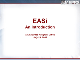 EASi - An Introduction