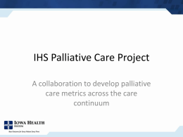 IHS Palliative Care Project