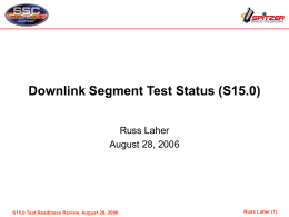 Downlink Segment Status