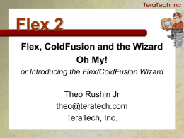 What is Fusebox? - MD ColdFusion User's Group