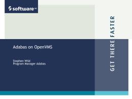 Adabas on openVMS