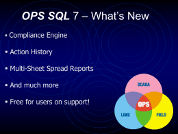 OPS SQL