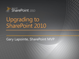 SharePoint 2010 Readiness