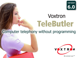 What is TeleButler?