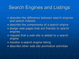 search engine lecture