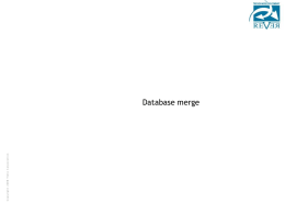 Database merge