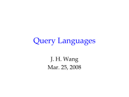 06 - QueryLanguages