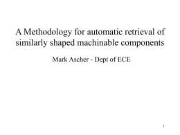 A Methodology for automatic retrieval of similarly shaped