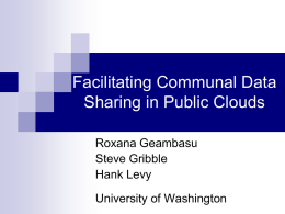 CloudViews: Communal Sharing in Public Clouds