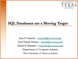 Sequeda_SQL_Moving_Target