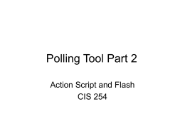 Creating the Polling Tool 2