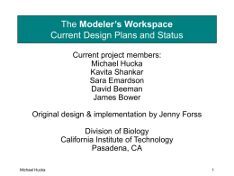 Modeler`s Workspace