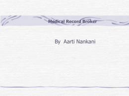 Medical Record Broker