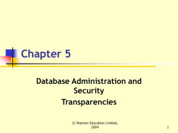 Advanced Database Applications