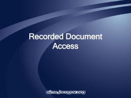 Deeds Access in the Johnson County Online Mapping