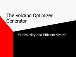 Volcano Project Presentation
