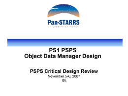 PS1-ODM-CDR-slides