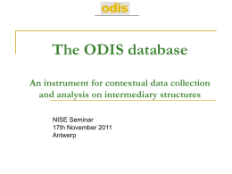 2. The ODIS-2 database