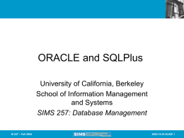 Slides from Lecture 12 - Courses - University of California, Berkeley