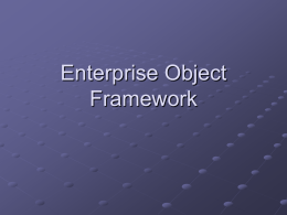Enterprise Object Framework