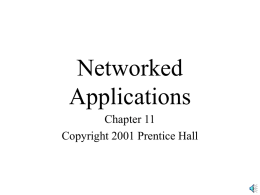 Networked Applications