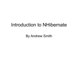 Introduction to NHibernate