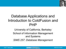 Slides from Lecture 14 - Courses - University of California, Berkeley