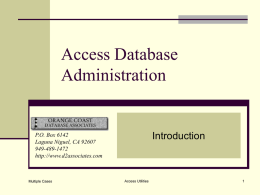 Access Utilities - D. H. D`Urso and Associates