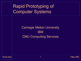 final-presentation - Carnegie Mellon School of Computer Science