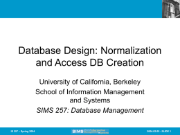 Slides from Lecture 6 - Courses - University of California, Berkeley
