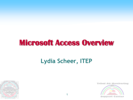 AccessOverview