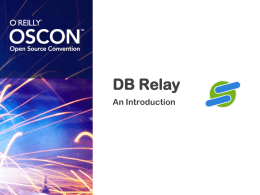 DB Relay: An Introduction