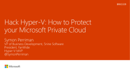 Hack Hyper-V: How to Protect