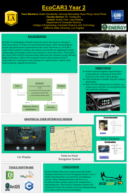 EcoCar3 Project Poster - csns - California State University, Los