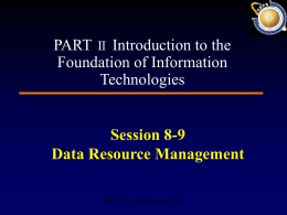 session 8-9 Data Resource Management