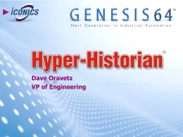 G64-304-Architecture_High Performance Hyper – Historian
