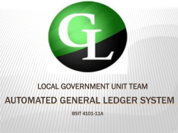 File - General Ledger System
