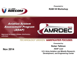 Aviation System Assessment Program