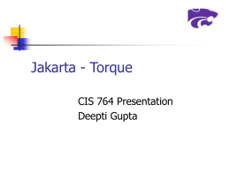 Jakarta Torque - PPT