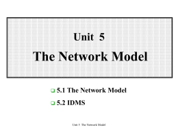 The Network Model