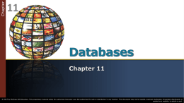 Databases - Bakersfield College