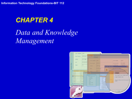 Chapter Opening Case P104 - MIS315-05