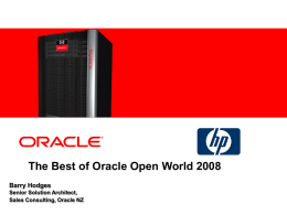 HP Oracle Database Machine - IOUG