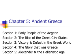 Ch. 5 Ancient Greece