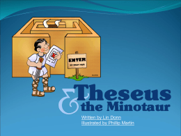 Theseus and the Minotaur (ppt format)