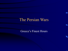 The Persian Wars - World of Teaching